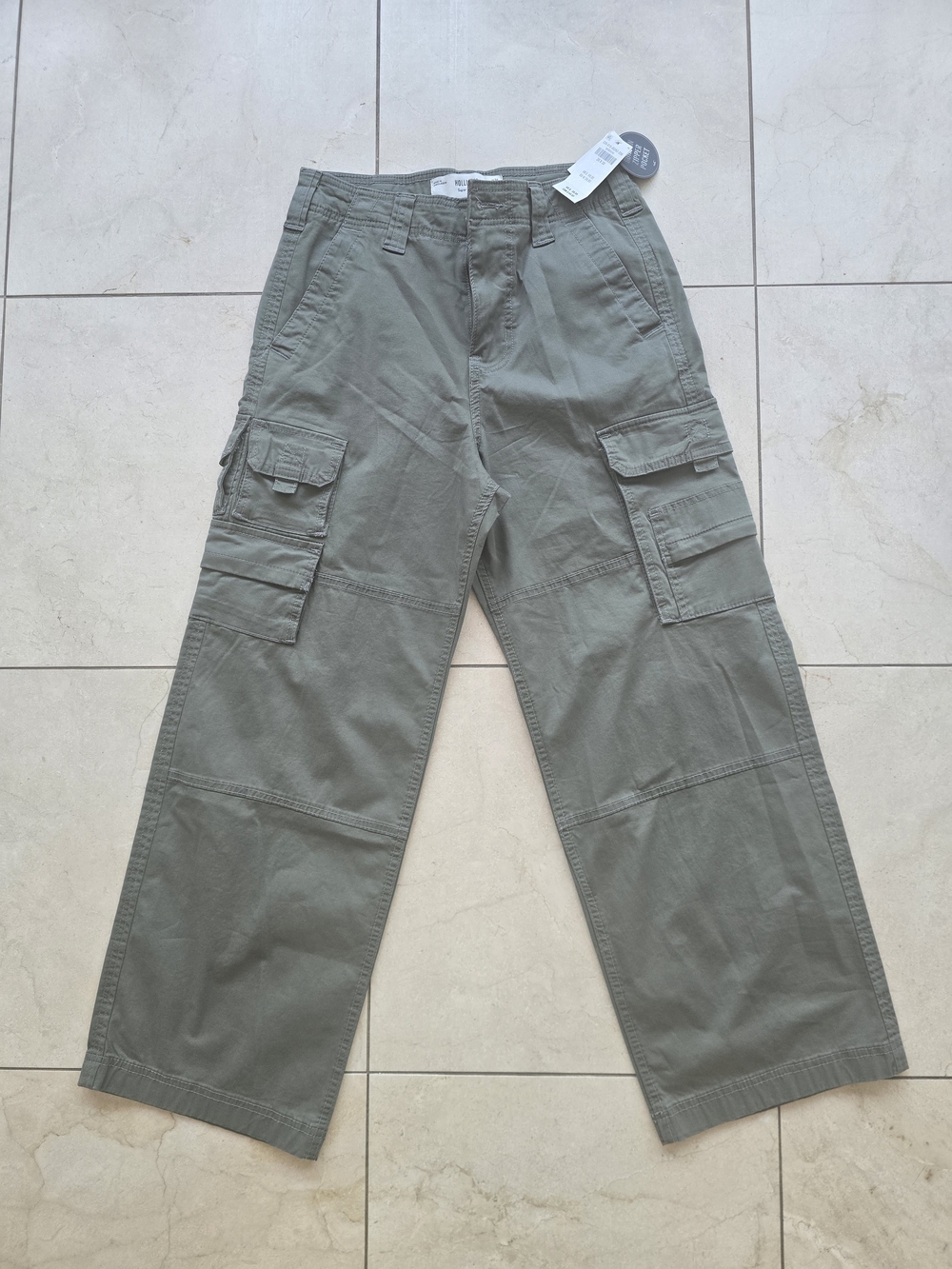 Hollister Olive Green Utility Cargo Pants